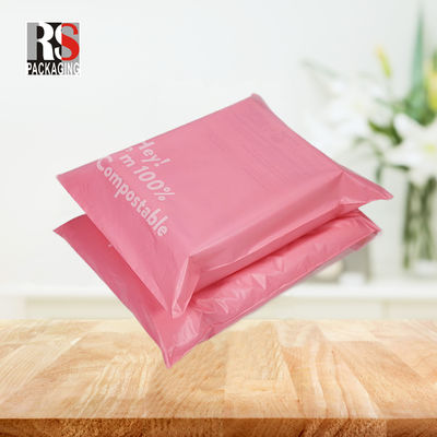 LDPE plástico Poly bolso de correo automático abanico bolsas de correo plegadas en un rollo tamaño personalizado