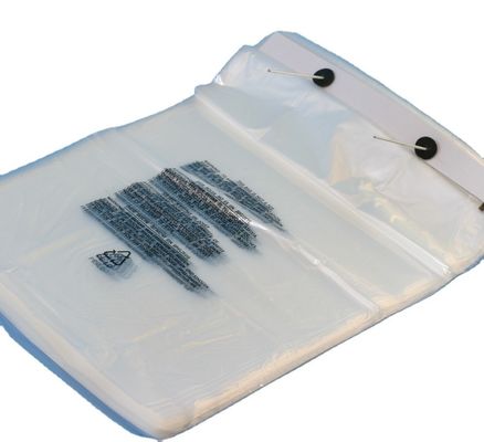 Bolsa de plástico poliesférico de LDPE con trenzas personalizadas para envío interno y envío postal