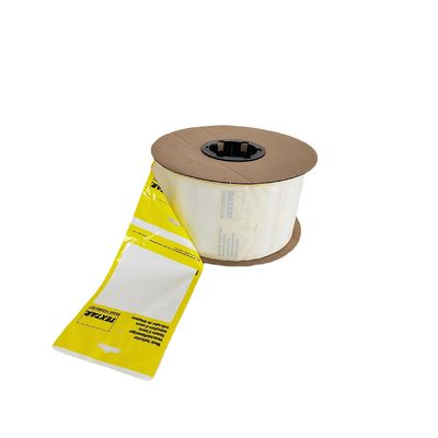 Bolsas de plástico preabiertas de LDPE impresas a medida Bolsas poliesféricas preabiertas en un ventilador de rollo Bolsa de automóvil perforada plegada