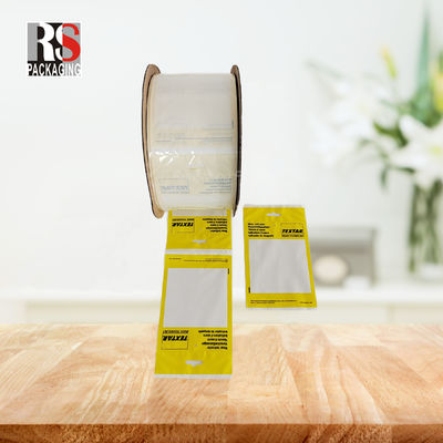 Bolsas de plástico preabiertas de LDPE impresas a medida Bolsas poliesféricas preabiertas en un ventilador de rollo Bolsa de automóvil perforada plegada