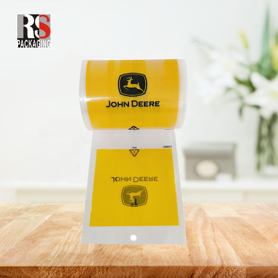 Sello térmico bolsas de embalaje automático reciclable bolsas preabertas en un rollo logotipo impreso a medida