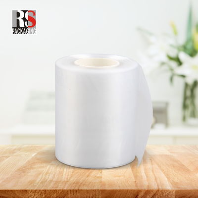 LDPE transparente de plástico pre-abierto bolsas poli en un rollo de lado Gusset bolsa de auto para ropa