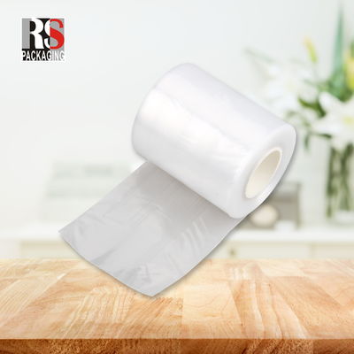 LDPE transparente de plástico pre-abierto bolsas poli en un rollo de lado Gusset bolsa de auto para ropa