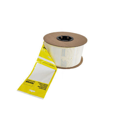 8X10" 2 Mil Blanco Volver Preaberto Bolsas Poli en un Rollo Perforado para una Disposición Fácil