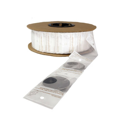 Bolsas de polietileno de color blanco opaco Coex PE preabiertas Bolsas de polietileno de color blanco transparente Bolsas de polietileno perforadas en un rollo
