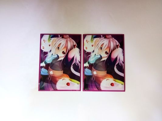 Otros regalos artesanales Comercio personalizado Manchas de tarjetas de plástico transparentes con diseño especial único