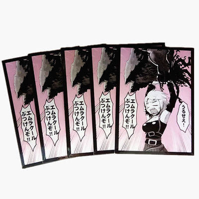 Protector de tarjetas de juego poliestándar Manga de embalaje Bolsas de impresión personalizada