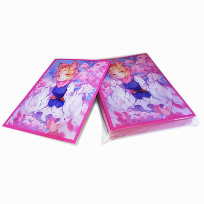 Manos de tarjetas MTG de plástico transparente personalizado TCG Yugioh Protectores de tarjetas comerciales