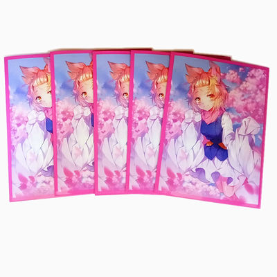 Manos de tarjetas MTG de plástico transparente personalizado TCG Yugioh Protectores de tarjetas comerciales