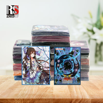 Manos de tarjetas MTG de plástico transparente personalizado TCG Yugioh Protectores de tarjetas comerciales