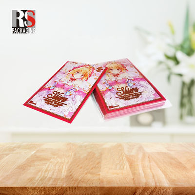 Manchas de tarjetas de comercio de plástico poli transparente personalizado para la protección de tarjetas definitiva