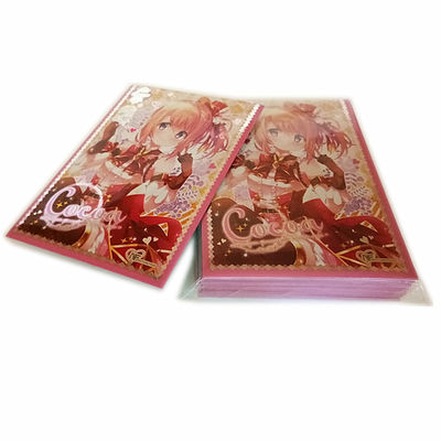 Protectores de tarjetas de intercambio de plástico duro de PVC transparentes de dos lados