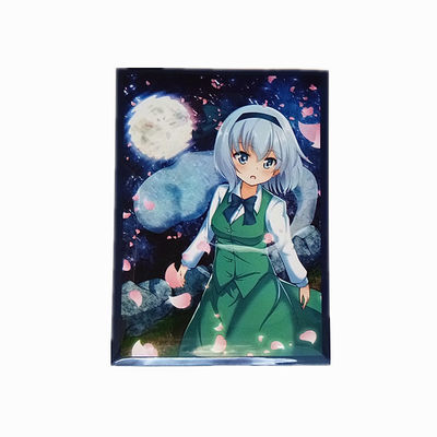 Protector de tarjetas personalizadas transparentes Mangas Holograma OPP Protectores de tarjetas de visita de plástico