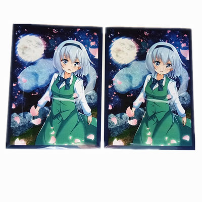 Protector de tarjetas personalizadas transparentes Mangas Holograma OPP Protectores de tarjetas de visita de plástico