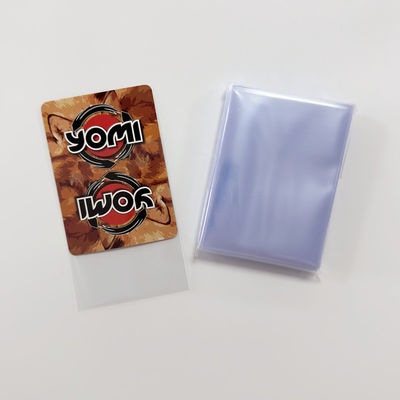 Blanda doble láser impermeable Toploader para 100PCS Arte personalizado Impreso Manchas de tarjetas deportivas