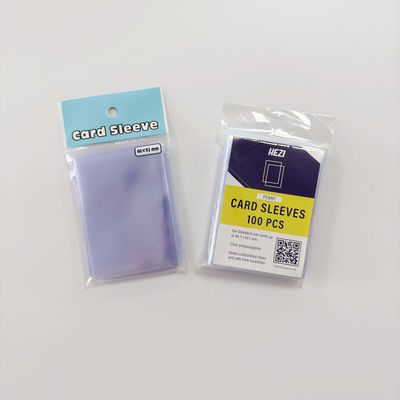 Conjunto de hologramas personalizados de 100 fundas de tarjetas para la protección de las tarjetas de juego y el tirador
