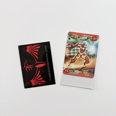 Esposas de protector de tarjetas personalizadas para juegos brillantes mate 50 / 60 / 100pcs por paquete