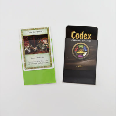 Esposas de protector de tarjetas personalizadas para juegos brillantes mate 50 / 60 / 100pcs por paquete
