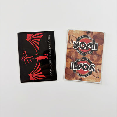 Esposas de protector de tarjetas personalizadas para juegos brillantes mate 50 / 60 / 100pcs por paquete
