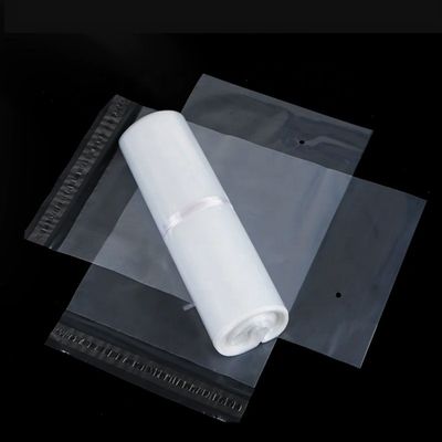 Bolsa de plástico poliéster durable para ropa Bolsa de sello autoadhesivo Estructura del material LDPE