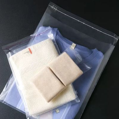 Bolsa de plástico poliéster durable para ropa Bolsa de sello autoadhesivo Estructura del material LDPE