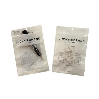 PET / CPP Bolsas de cerradura con cremallera impresas a medida Bolsas de embalaje de plástico para ropa y zapatos