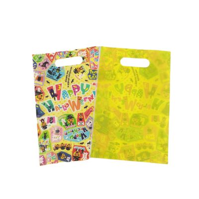 Bolsa de compras de plástico de mango Reutilizable Impresión de grabado para boutique personalizado