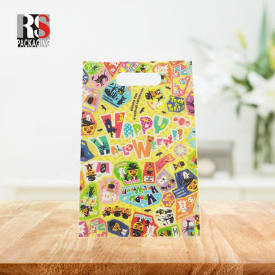 Bolsa de compras de plástico de mango Reutilizable Impresión de grabado para boutique personalizado
