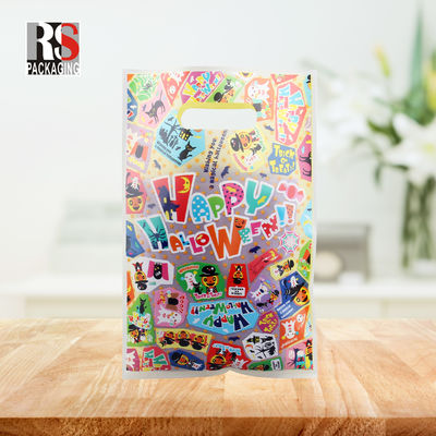 Bolsa de compras de plástico de mango Reutilizable Impresión de grabado para boutique personalizado