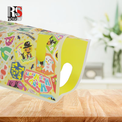 Bolsa de compras de plástico de mango Reutilizable Impresión de grabado para boutique personalizado
