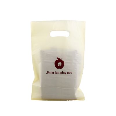 Bolso de compras de plástico de mano pequeño de color personalizado para envases de plástico poliestático fuerte