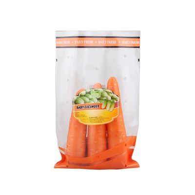 Sello caliente Bolsa de embalaje de galletas de plástico transparente OPP de grado alimenticio