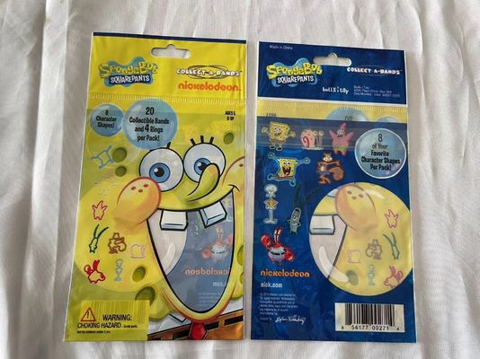 Bolsas de embalaje impresas personalizadas reabrebles Papelería Bolsas de embalaje de regalo pequeñas con encabezado