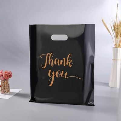 Impresión de logotipos personalizados Mano de bolsa de compras Bolsas de regalo de plástico reutilizables para tiendas minoristas