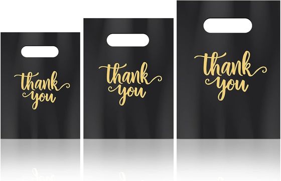 Impresión de logotipos personalizados Mano de bolsa de compras Bolsas de regalo de plástico reutilizables para tiendas minoristas