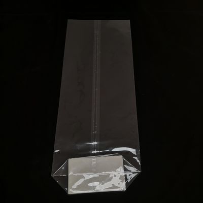 Bolsas de plástico de fondo cuadrado de bloque cruzado de poli-oppo Bolsas de embalaje de alimentos re-cerrables