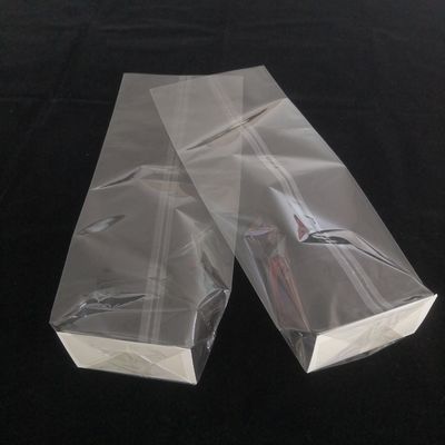 Bolsas de plástico de fondo cuadrado de bloque cruzado de poli-oppo Bolsas de embalaje de alimentos re-cerrables