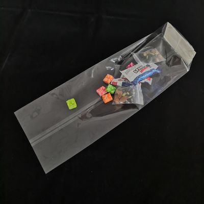 Bolsas de plástico de fondo cuadrado de bloque cruzado de poli-oppo Bolsas de embalaje de alimentos re-cerrables
