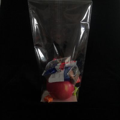 Bolsas de plástico de fondo cuadrado de bloque cruzado de poli-oppo Bolsas de embalaje de alimentos re-cerrables
