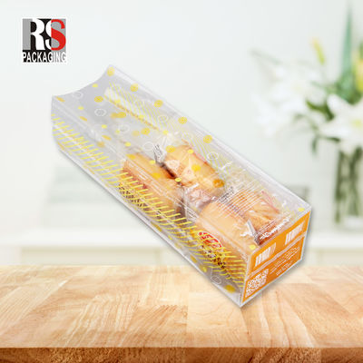 Bolsas de embalaje de alimentos poli con soporte de bloque cruzado pequeño y fondo transparente cuadrado
