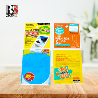 Bolsa de plástico autoadhesivo transparente de Bopp Poly vuelva a cerrarse Bolsa de plástico de pie con cabeza