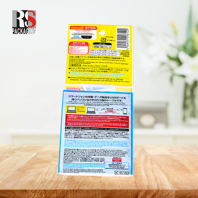 Bolsa de plástico autoadhesivo transparente de Bopp Poly vuelva a cerrarse Bolsa de plástico de pie con cabeza