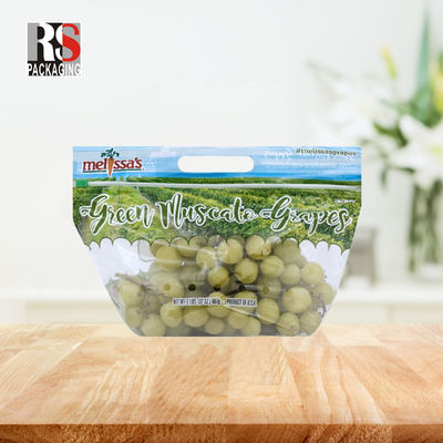 Embalaje de vegetales frescos Bolsas de plástico anti niebla Logotipo personalizado
