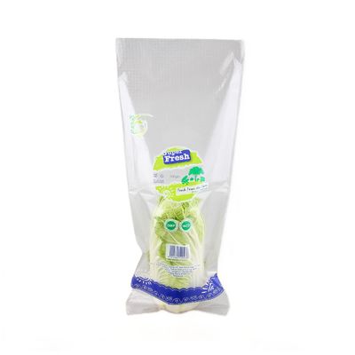 Micro perforación bolsa de embalaje de plástico transparente BOPP anti niebla para lechuga fresca