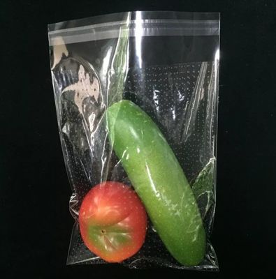 Bolsas transparentes de BOPP autoadhesivo transparente anti niebla para verduras frescas