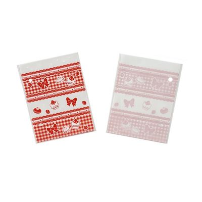 Día de San Valentín Bolsas de caramelos favoritos Bolsas de celulosa transparentes con sello adhesivo