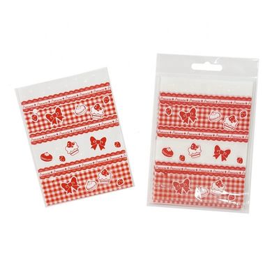 Día de San Valentín Bolsas de caramelos favoritos Bolsas de celulosa transparentes con sello adhesivo