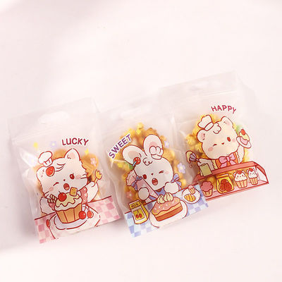 Pedidos personalizados aceptados Bolsas de regalo de celofán para galletas de panadería Chocolate y postres