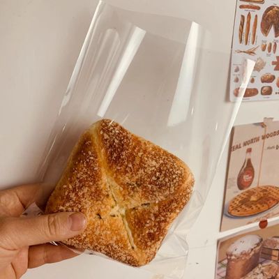 Productos alimenticios industriales OPP LDPE Wicket bolsas de pan de pan Impresión personalizada para almacenamiento de panadería