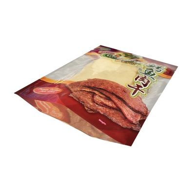 Envases de carne de vacuno con ventanas a prueba de olor PET / VMPET / PE Material para núcleos de nueces
